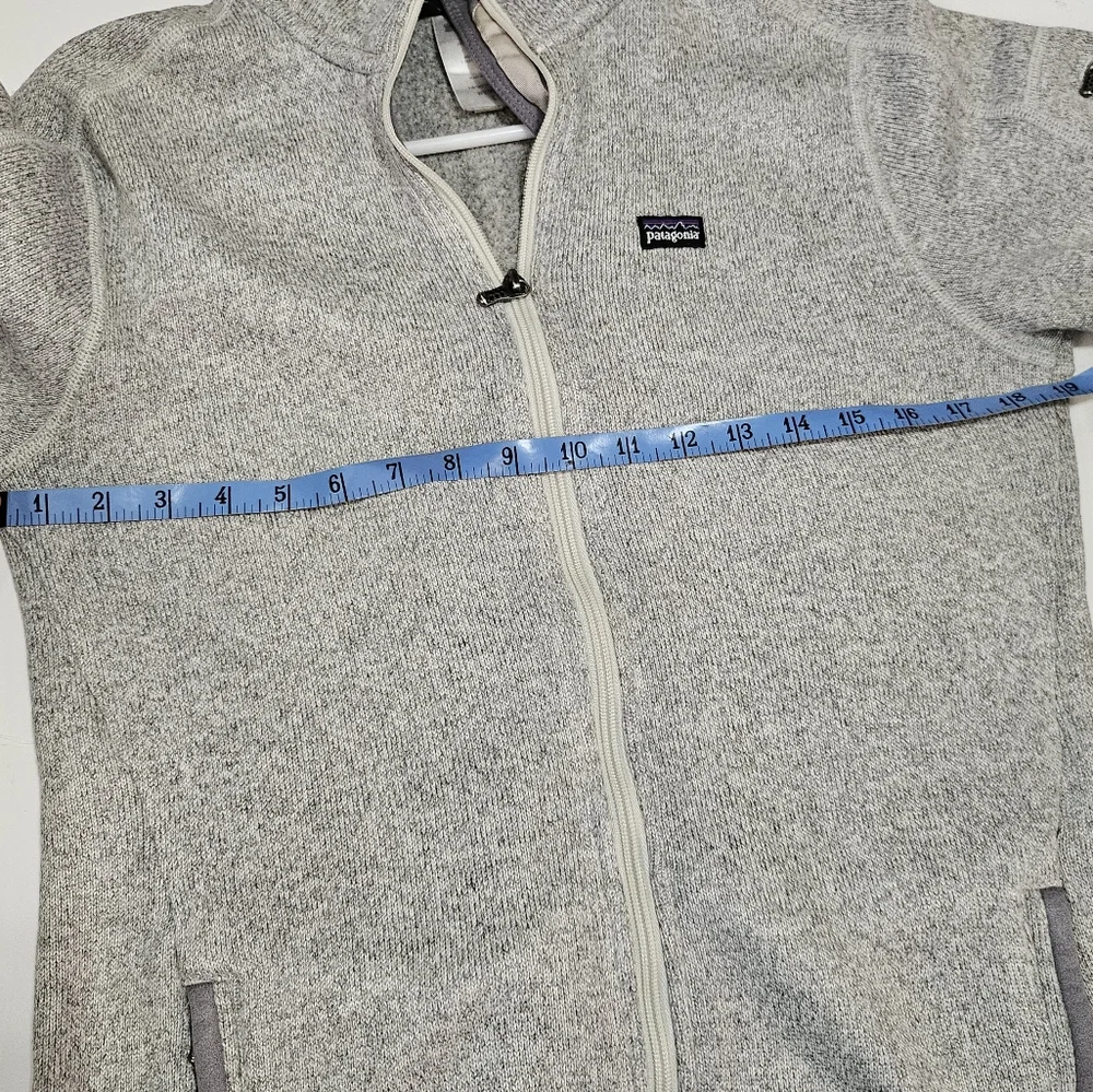 Patagonia Heathered Light Gray Full-Zip Jacket - Picture 14 of 14